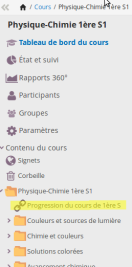 Mise à disposition d'un contenu Canoprof dans un cours de l'ENT